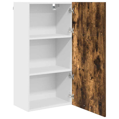 Armadio pensile Rovere Affumicato e Bianco 50 x 31 x 100 cm