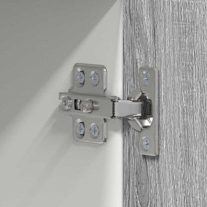 Armadio pensile Grigio Sonoma e Bianco 50 x 31 x 100 cm
