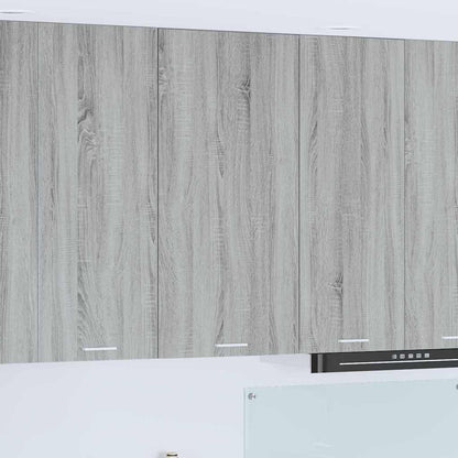 Armadio pensile Grigio Sonoma e Bianco 50 x 31 x 100 cm