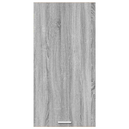 Armadio pensile Grigio Sonoma e Bianco 50 x 31 x 100 cm