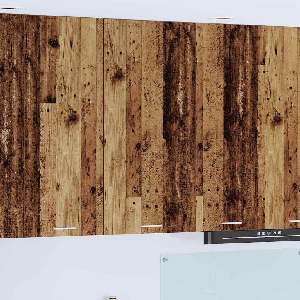 Armadio pensile Legno Antico e Bianco 50 x 31 x 100 cm | homemem39