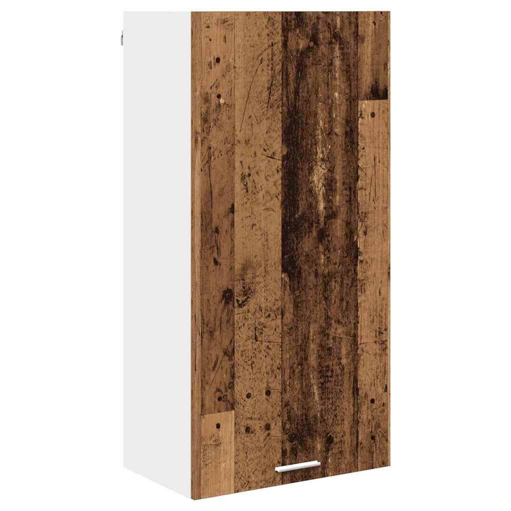 Armadio pensile Legno Antico e Bianco 50 x 31 x 100 cm | homemem39