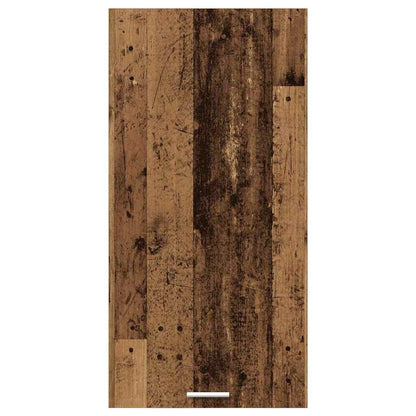 Armadio pensile Legno Antico e Bianco 50 x 31 x 100 cm