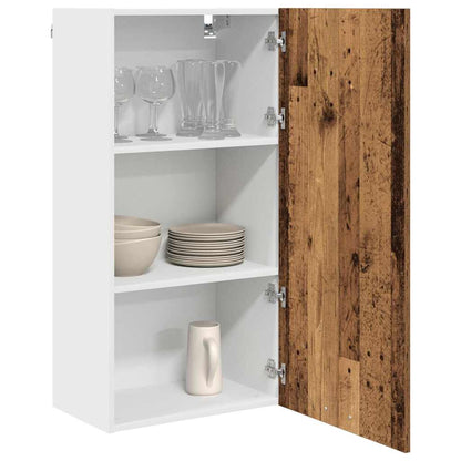 Armadio pensile Legno Antico e Bianco 50 x 31 x 100 cm | homemem39