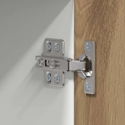 Armadio pensile Rovere Artigiano e Bianco 50 x 31 x 100 cm | homemem39