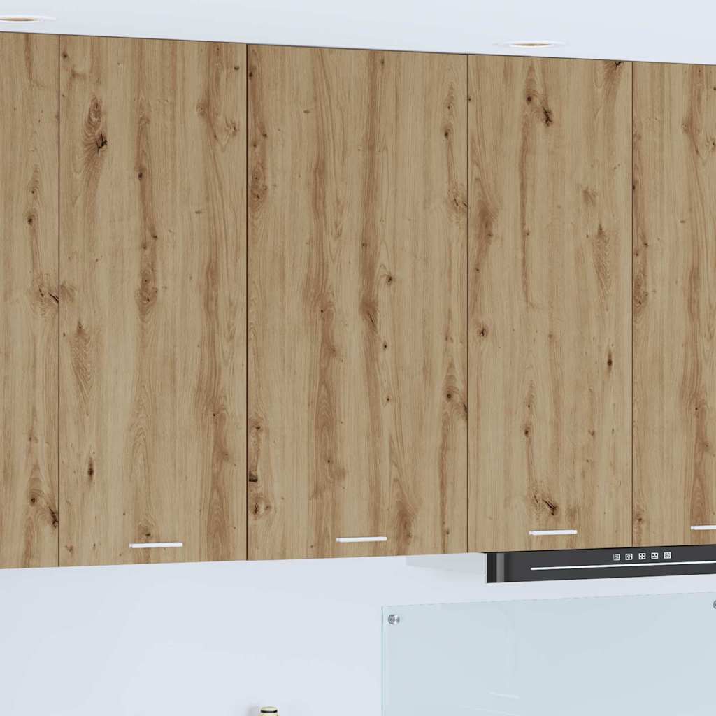 Armadio pensile Rovere Artigiano e Bianco 50 x 31 x 100 cm