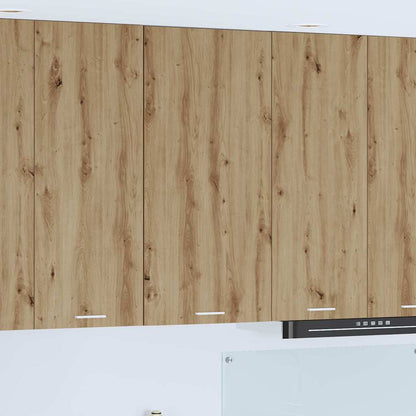 Armadio pensile Rovere Artigiano e Bianco 50 x 31 x 100 cm