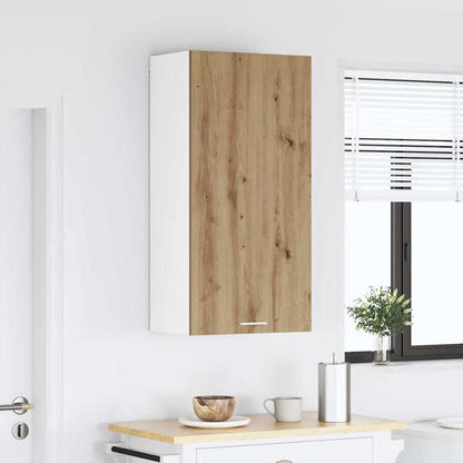 Armadio pensile Rovere Artigiano e Bianco 50 x 31 x 100 cm | homemem39
