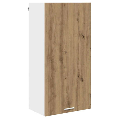 Armadio pensile Rovere Artigiano e Bianco 50 x 31 x 100 cm | homemem39