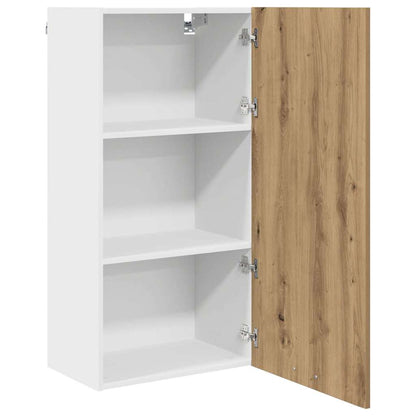 Armadio pensile Rovere Artigiano e Bianco 50 x 31 x 100 cm