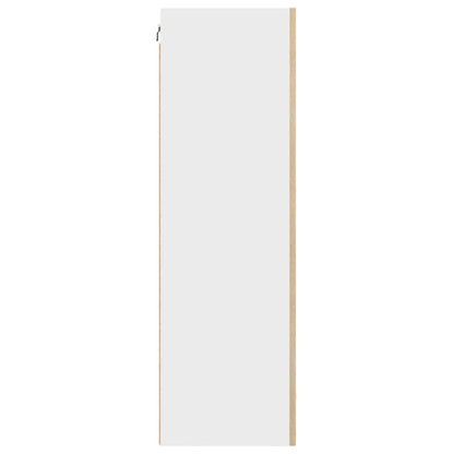 Armadio pensile Rovere Artigiano e Bianco 50 x 31 x 100 cm