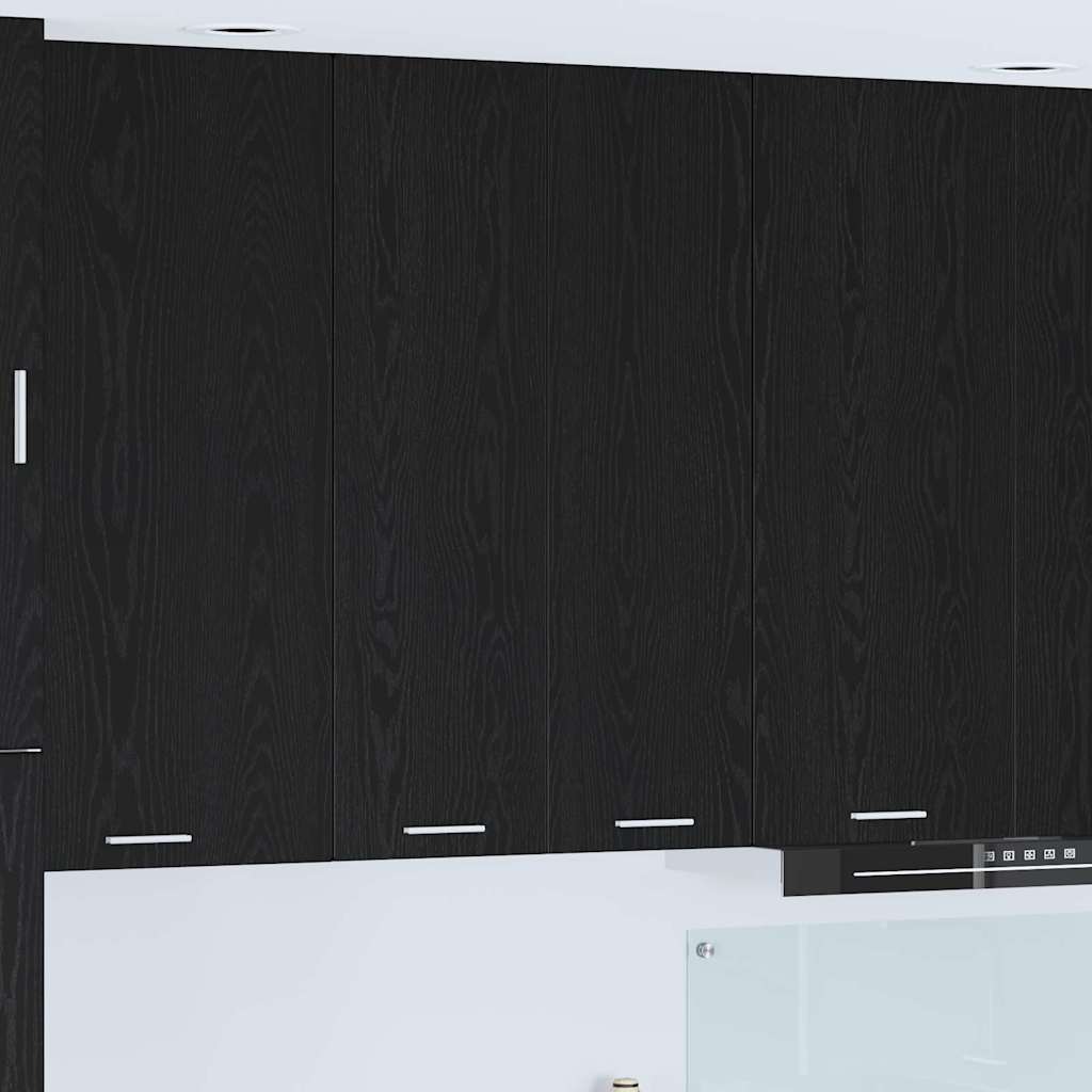 Armadio pensile Rovere Nero 60 x 31 x 100 cm Legno multistrato | homemem39