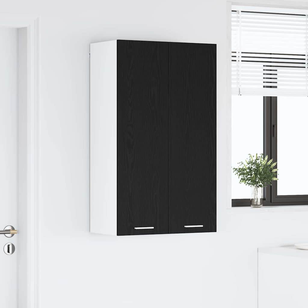 Armadio pensile Rovere Nero 60 x 31 x 100 cm Legno multistrato | homemem39