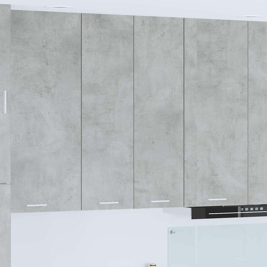 Armadio pensile con porta Grigio cemento 60 x 31 x 100 cm
