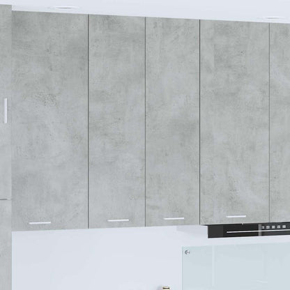 Armadio pensile con porta Grigio cemento 60 x 31 x 100 cm