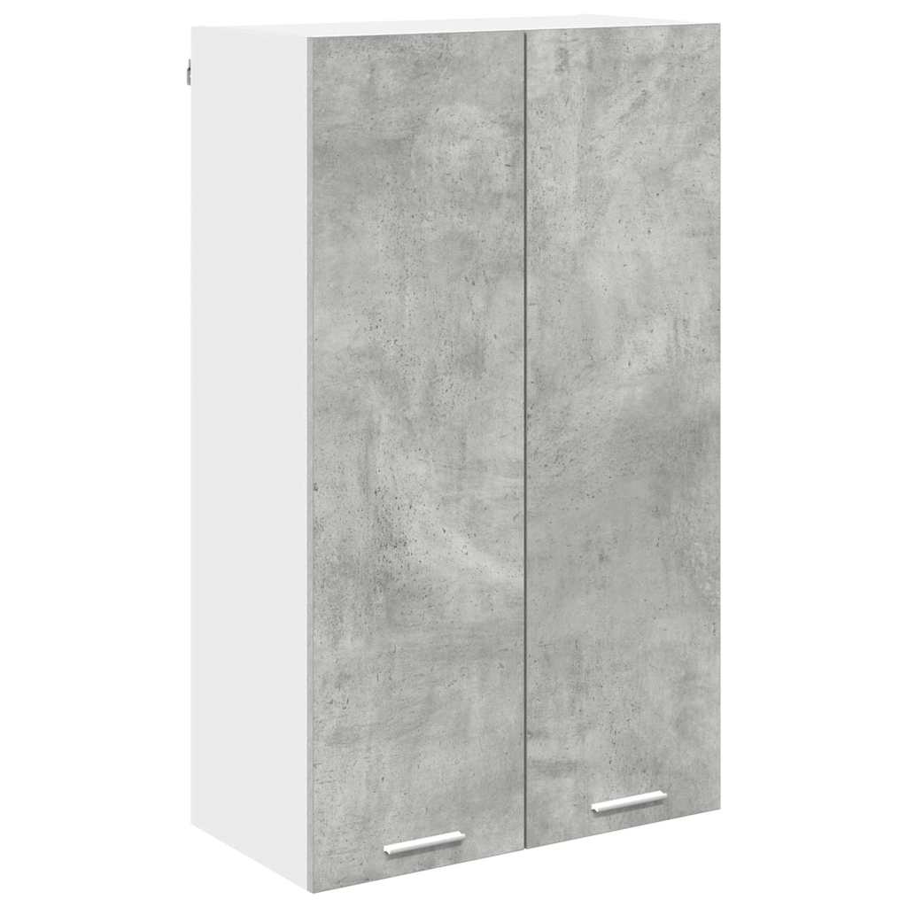 Armadio pensile con porta Grigio cemento 60 x 31 x 100 cm