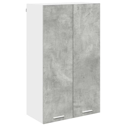 Armadio pensile con porta Grigio cemento 60 x 31 x 100 cm