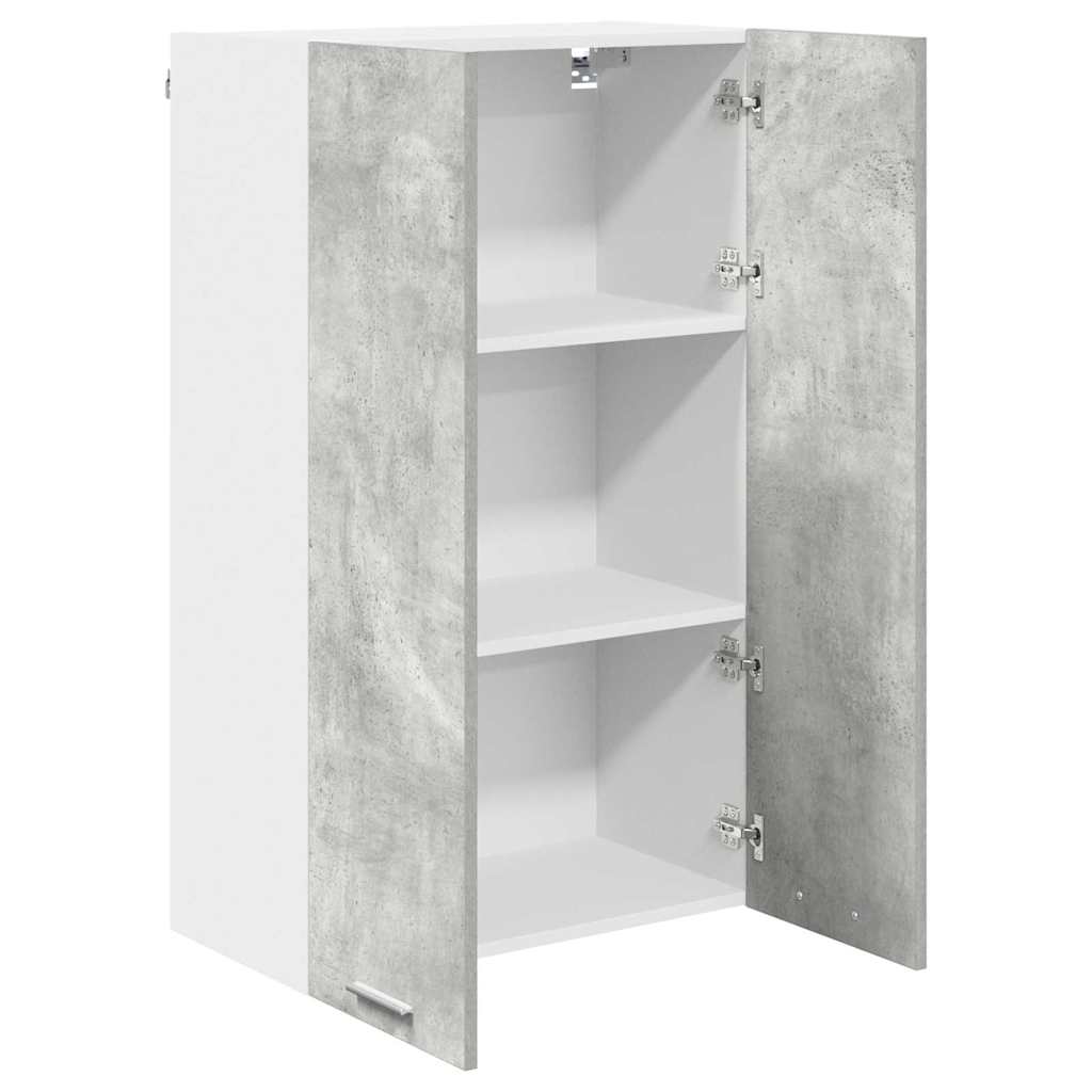 Armadio pensile con porta Grigio cemento 60 x 31 x 100 cm
