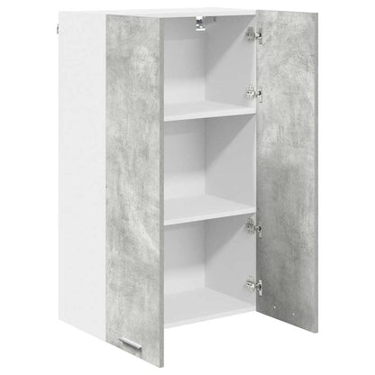 Armadio pensile con porta Grigio cemento 60 x 31 x 100 cm