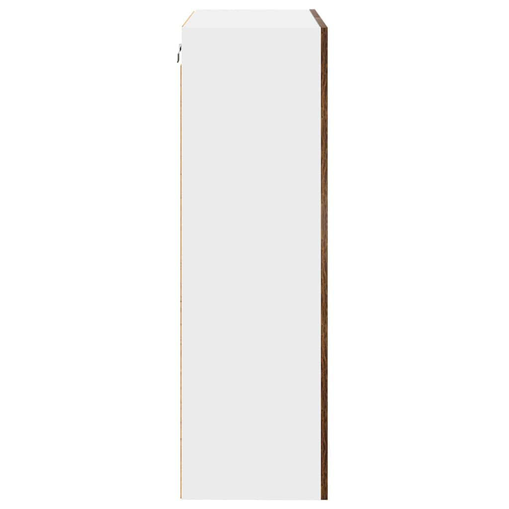 Armadio pensile Rovere fumé 60 x 31 x 100 cm Legno multistrato | homemem39