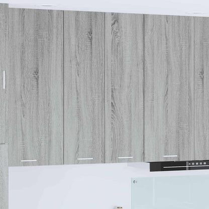 Armadio pensile con porta Grigio Sonoma 60 x 31 x 100 cm