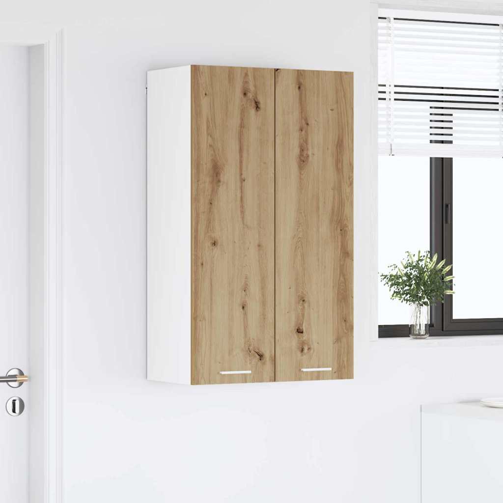 Armadio pensile con porta Rovere artigianale 60 x 31 x 100 cm | homemem39