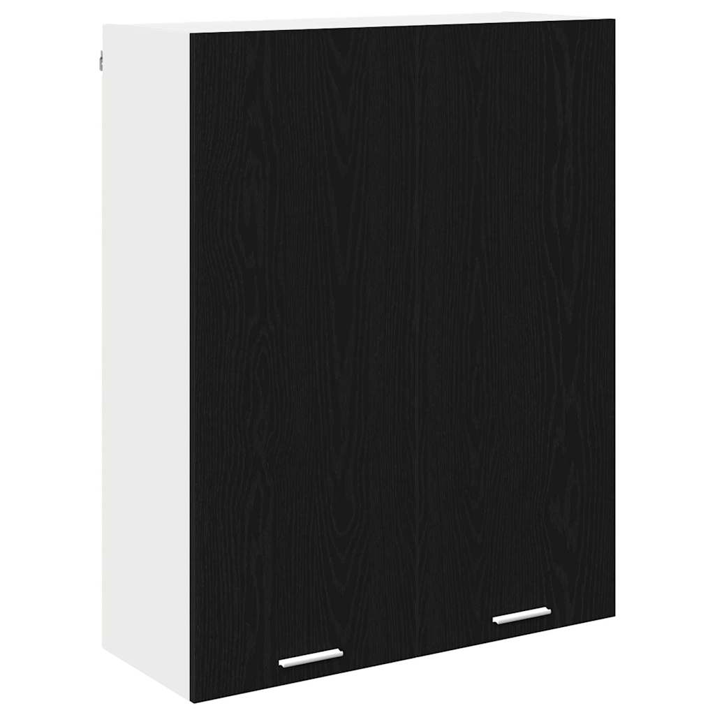 Armadio pensile Rovere Nero 80 x 31 x 100 cm Legno multistrato | homemem39