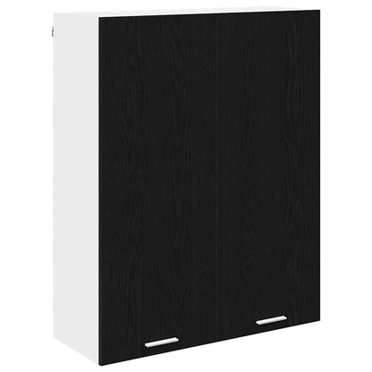 Armadio pensile Rovere Nero 80 x 31 x 100 cm Legno multistrato | homemem39