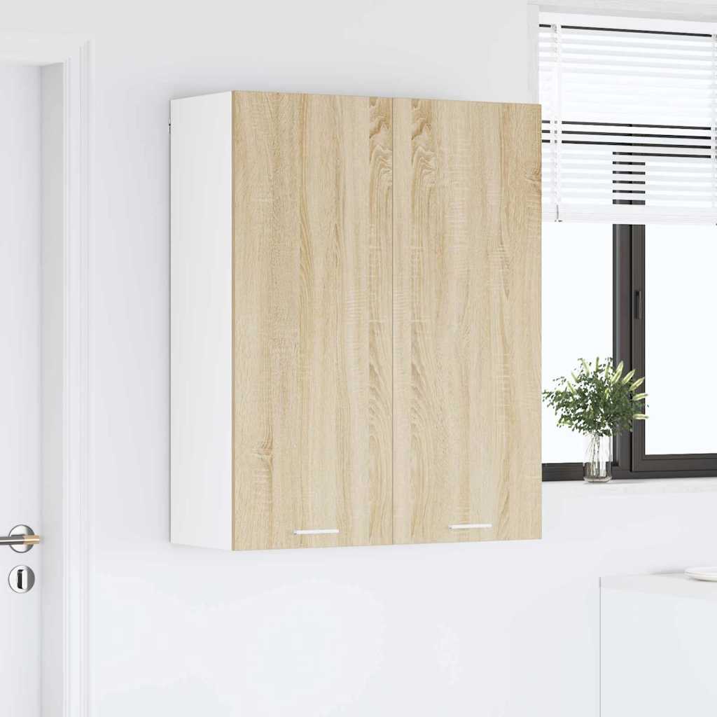 Armadio pensile con porta Rovere Sonoma 80 x 31 x 100 cm | homemem39