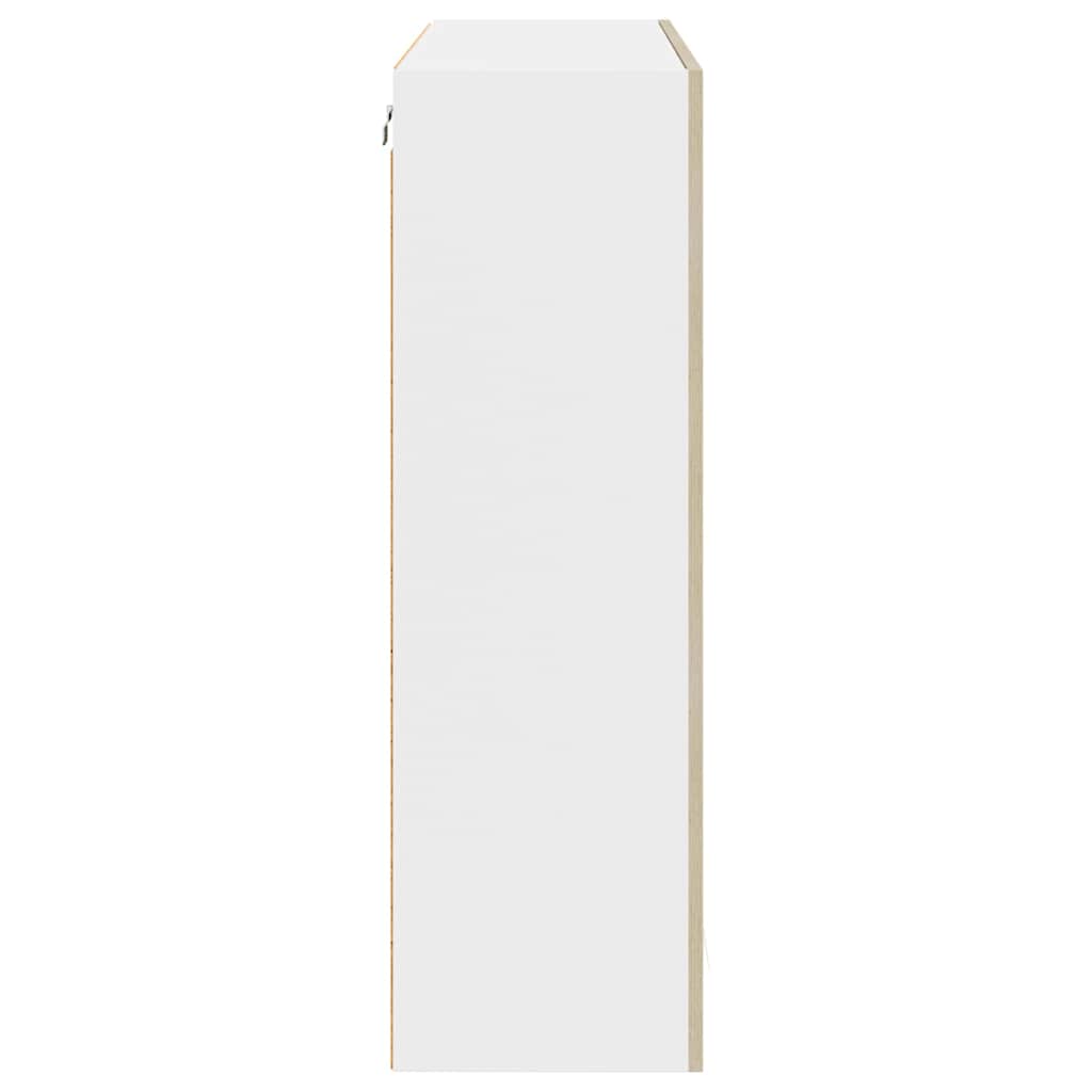 Armadio pensile con porta Rovere Sonoma 80 x 31 x 100 cm | homemem39