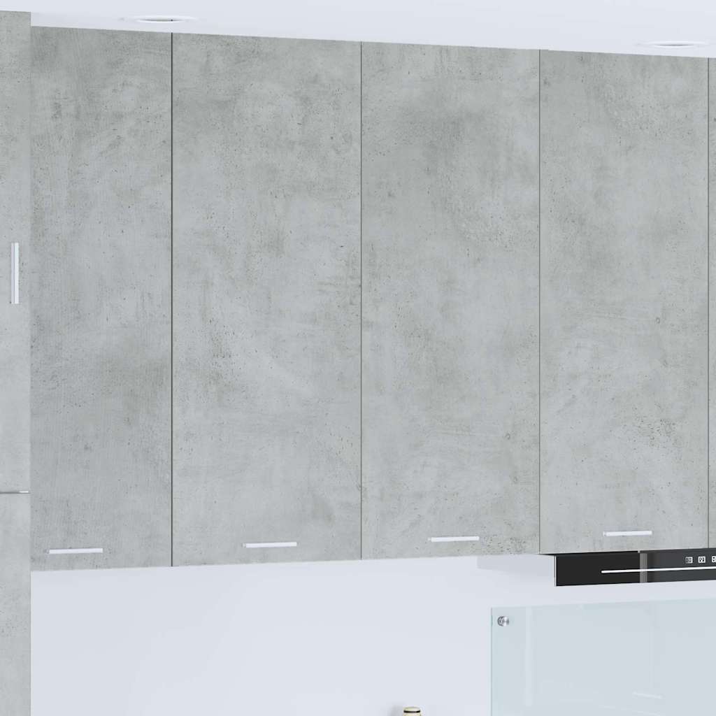 Armadio pensile con porta Grigio cemento 80 x 31 x 100 cm | homemem39