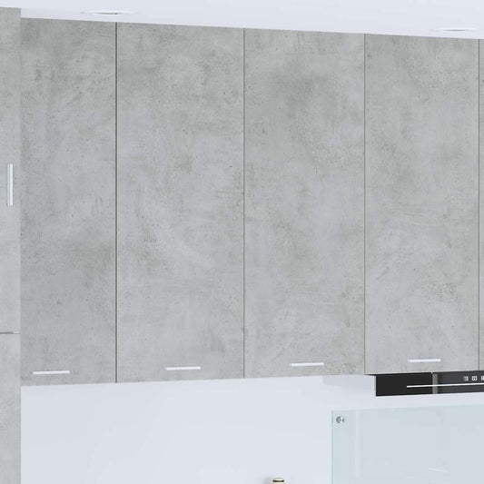 Armadio pensile con porta Grigio cemento 80 x 31 x 100 cm | homemem39