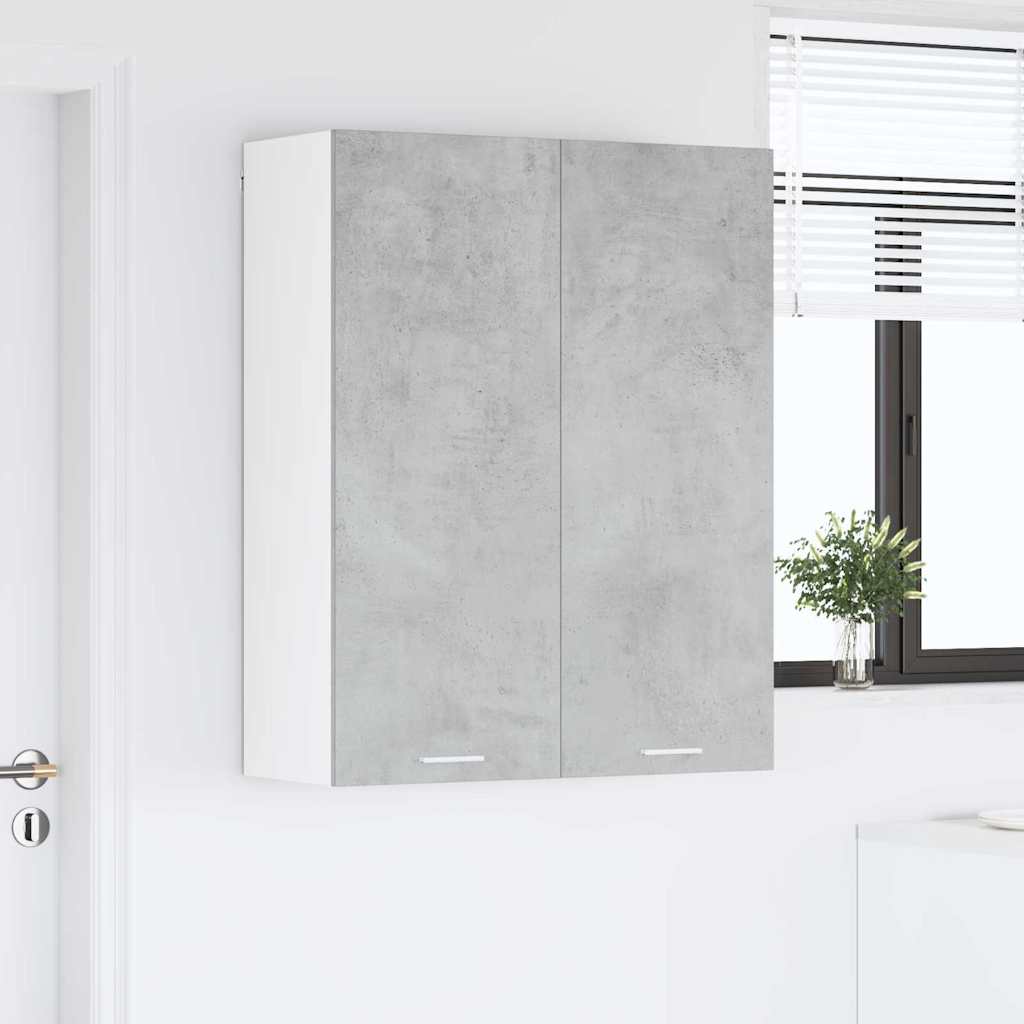 Armadio pensile con porta Grigio cemento 80 x 31 x 100 cm | homemem39