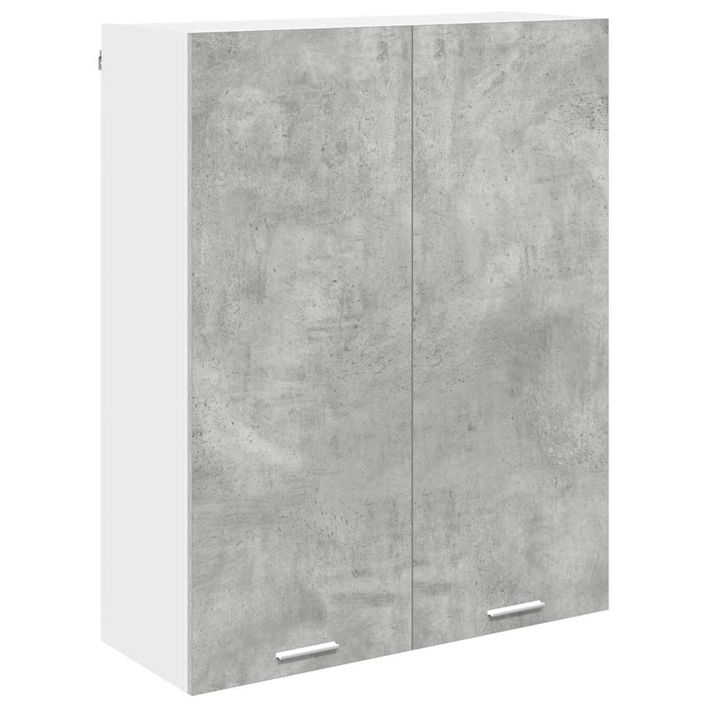 Armadio pensile con porta Grigio cemento 80 x 31 x 100 cm