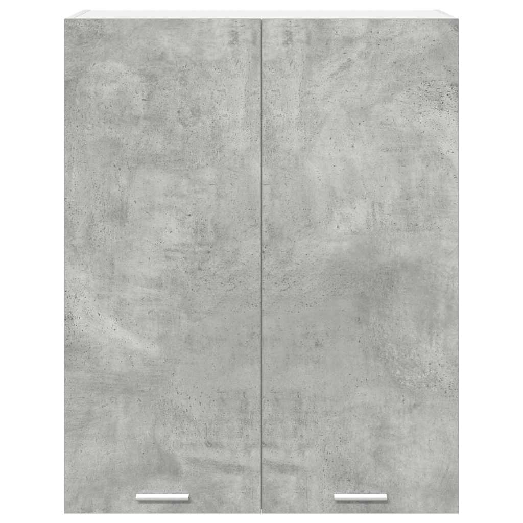 Armadio pensile con porta Grigio cemento 80 x 31 x 100 cm