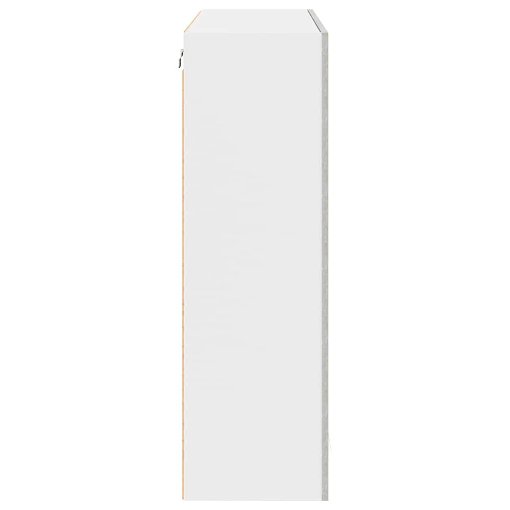 Armadio pensile con porta Grigio cemento 80 x 31 x 100 cm | homemem39