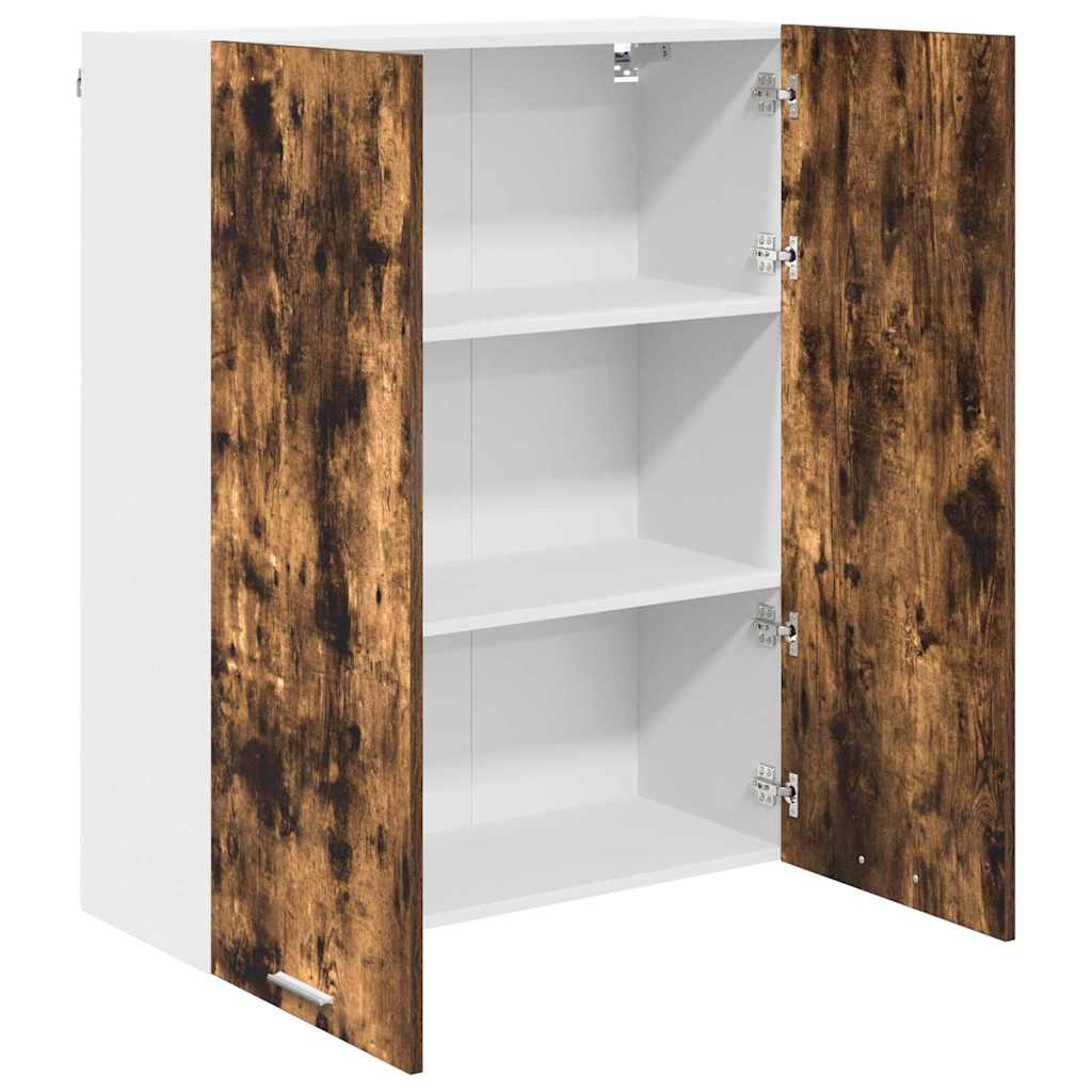 Armadio pensile Rovere fumé 80 x 31 x 100 cm Legno multistrato | homemem39