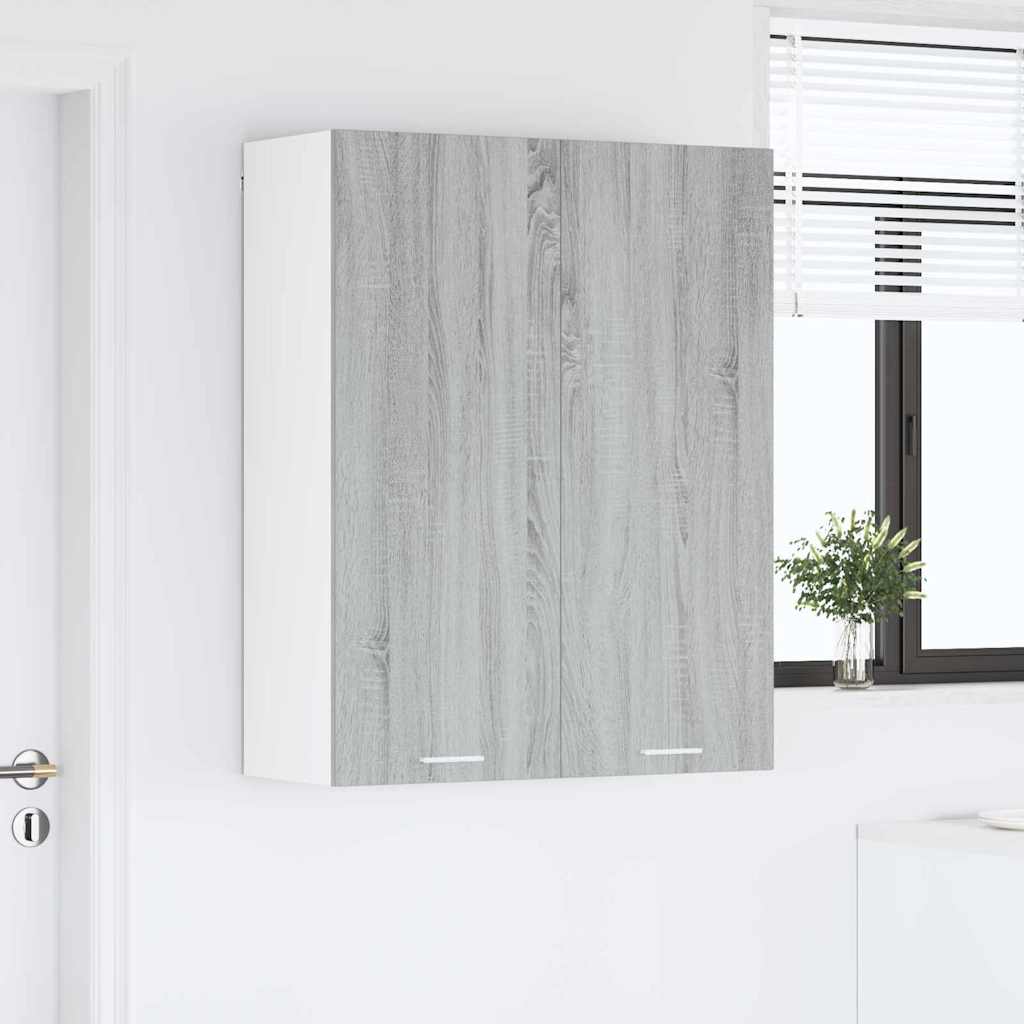 Armadio pensile con porta Grigio Sonoma 80 x 31 x 100 cm | homemem39