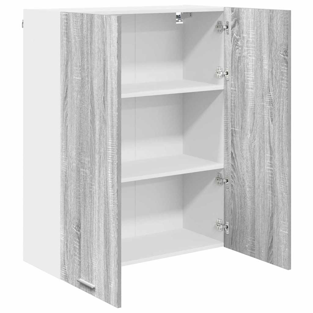 Armadio pensile con porta Grigio Sonoma 80 x 31 x 100 cm