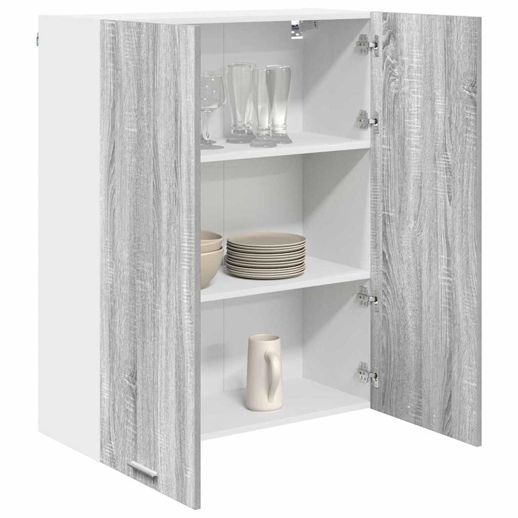 Armadio pensile con porta Grigio Sonoma 80 x 31 x 100 cm | homemem39