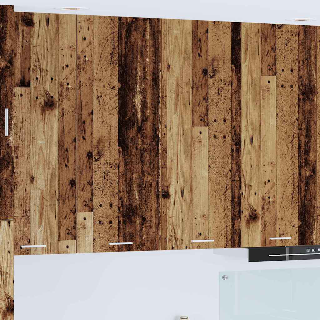 Armadio pensile con porta Legno vecchio 80 x 31 x 100 cm | homemem39