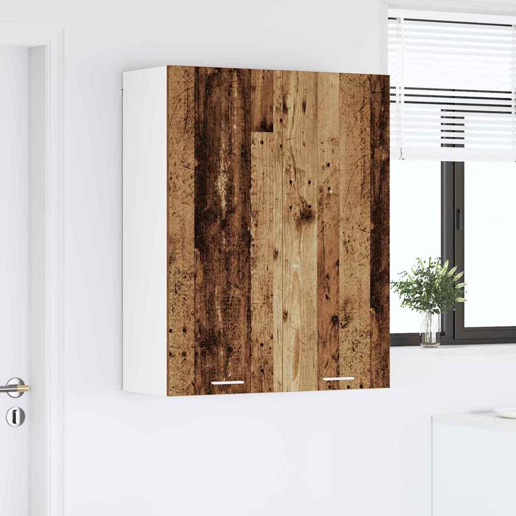 Armadio pensile con porta Legno vecchio 80 x 31 x 100 cm | homemem39