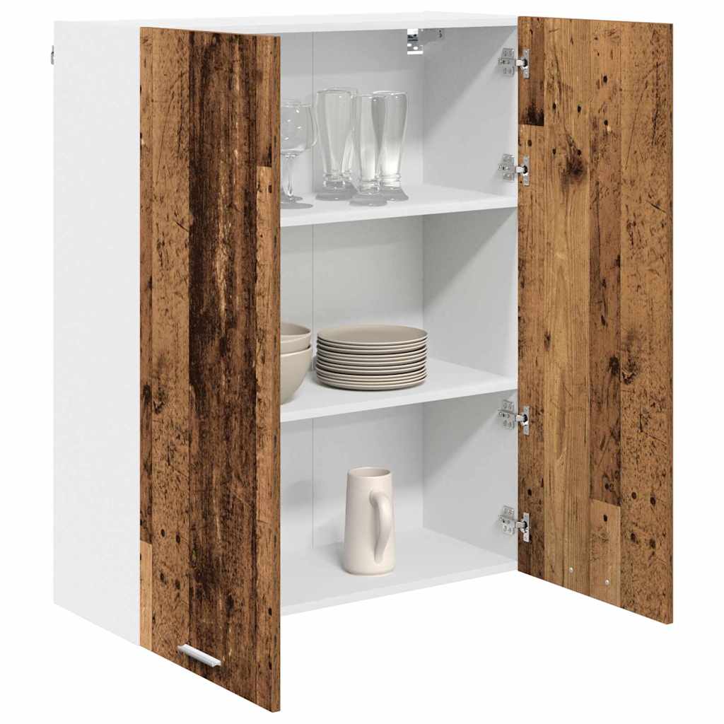 Armadio pensile con porta Legno vecchio 80 x 31 x 100 cm | homemem39