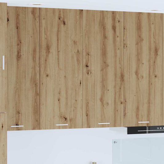 Armadio pensile con porta Rovere artigianale 80 x 31 x 100 cm | homemem39