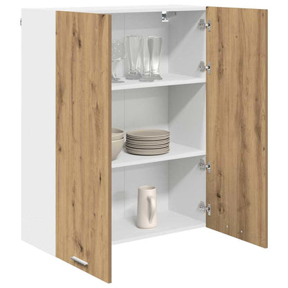 Armadio pensile con porta Rovere artigianale 80 x 31 x 100 cm