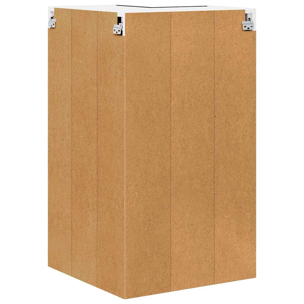 Armadio pensile con porta Rovere Nero e Bianco 57 x 57 x 100 cm | homemem39