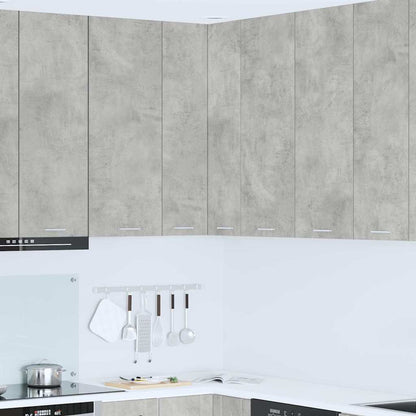 Armadio pensile Grigio Cemento e Bianco 57 x 57 x 100 cm