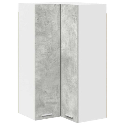 Armadio pensile Grigio Cemento e Bianco 57 x 57 x 100 cm | homemem39