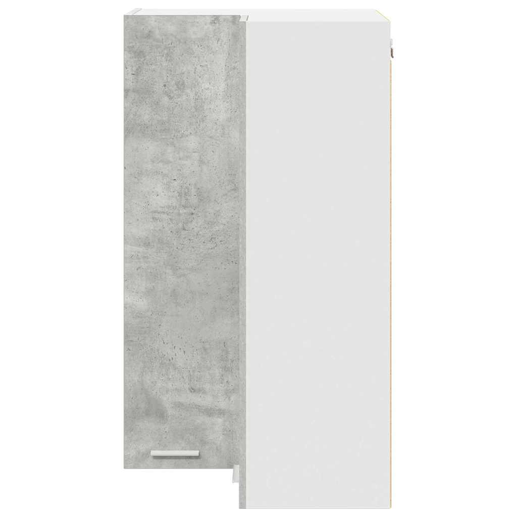 Armadio pensile Grigio Cemento e Bianco 57 x 57 x 100 cm | homemem39