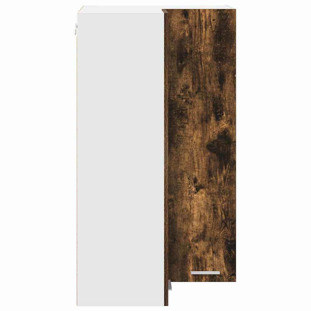 Armadio pensile Rovere Affumicato e Bianco 57 x 57 x 100 cm | homemem39